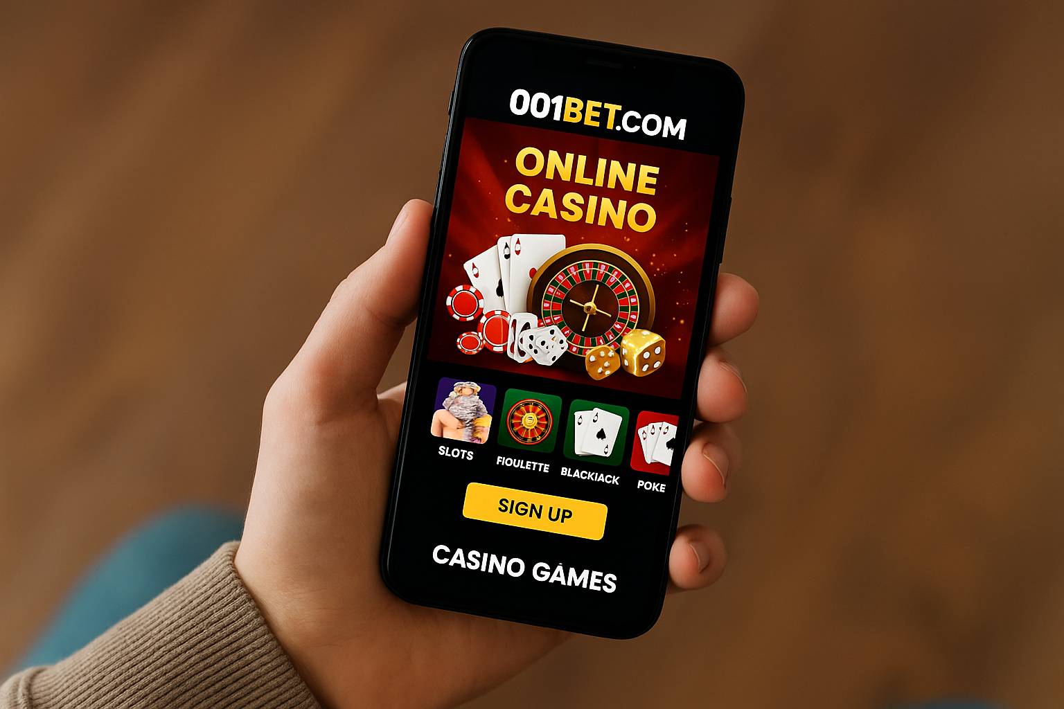 Baixar o 001BET.COM Cassino App