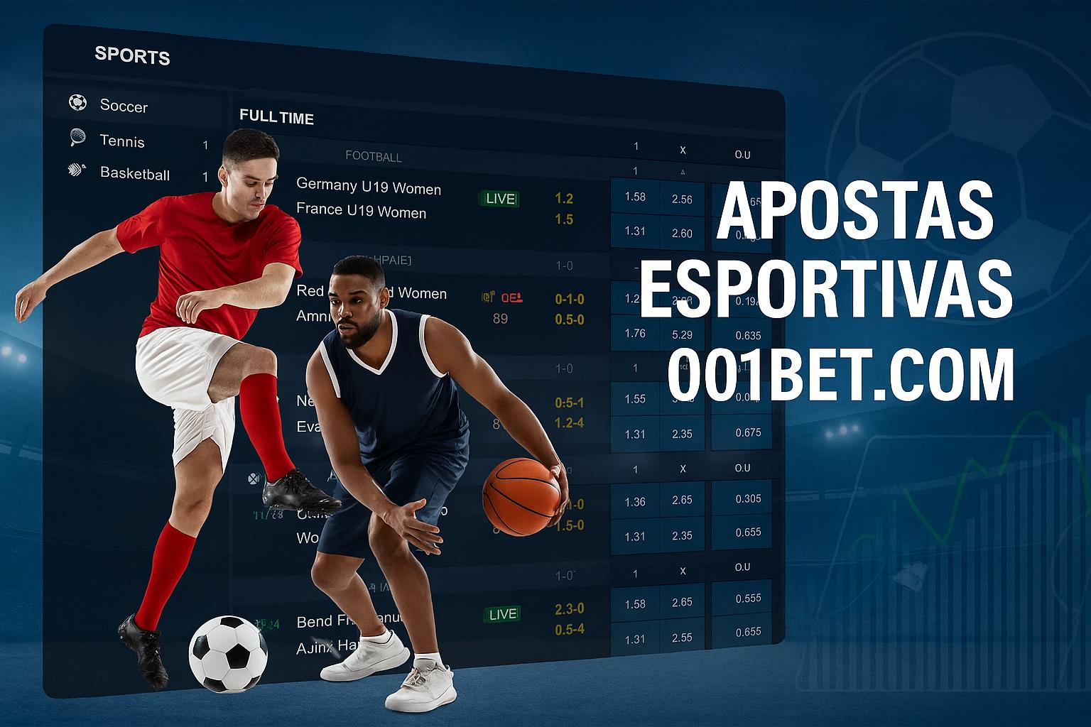 Apostas esportivas no cassino online 001BET.COM