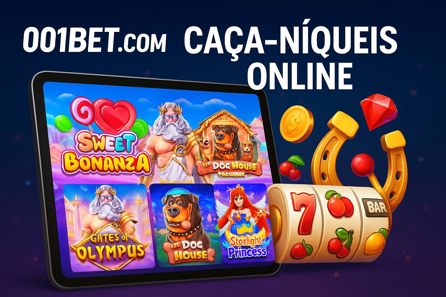 Explore o mundo das slot machines no 001BET.COM Casino